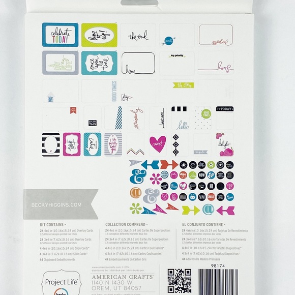 Project Life Becky Higgins Heidi Swapp Kits Scrapbooking Card Making Lot of 3 - Picture 8 of 8